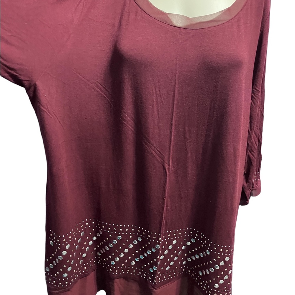 3X Bellidini tunic top with stud embellishments